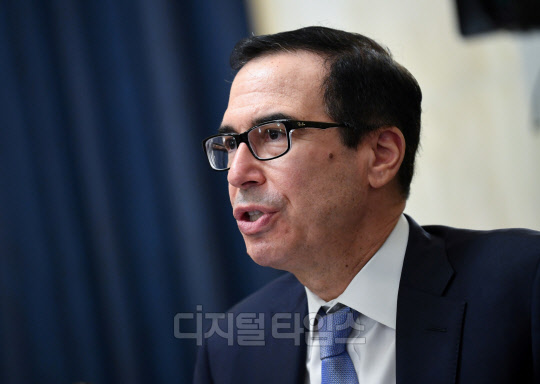 스티븐 므누신 미국 재무장관. 로이터=연합뉴스